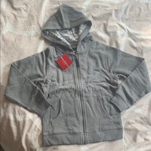 Hanna Andersson Gray Kids Hoodie size 8 aka 130